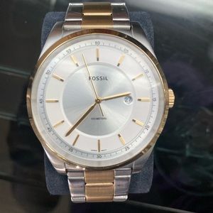 Fossil two tone men's watch